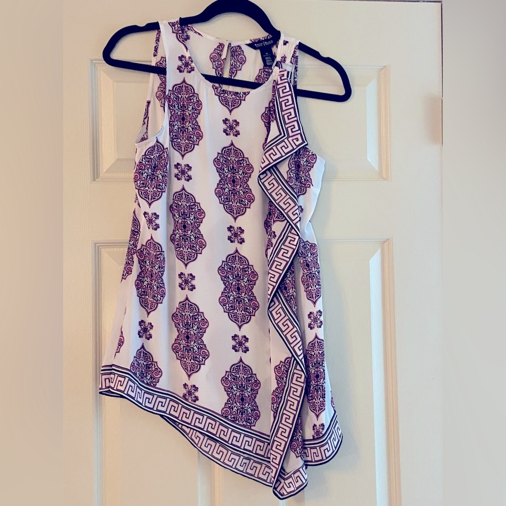 White Housese Black Market Tunic Top
